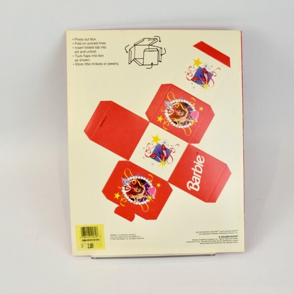 Golden Barbie Paper Doll Uncut 2748 1994 - Picture 2 of 3